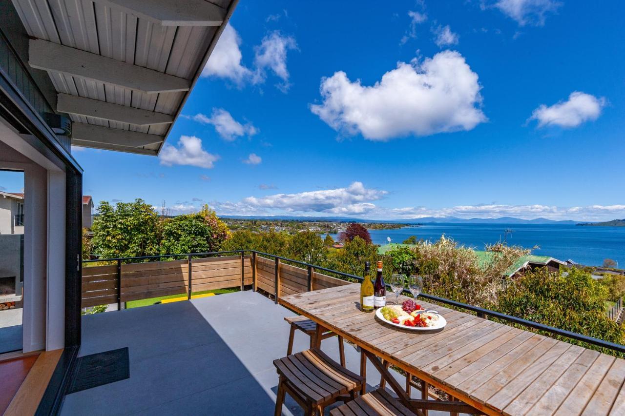 Lakeview Lookout Lago Lago Taupo Esterno foto
