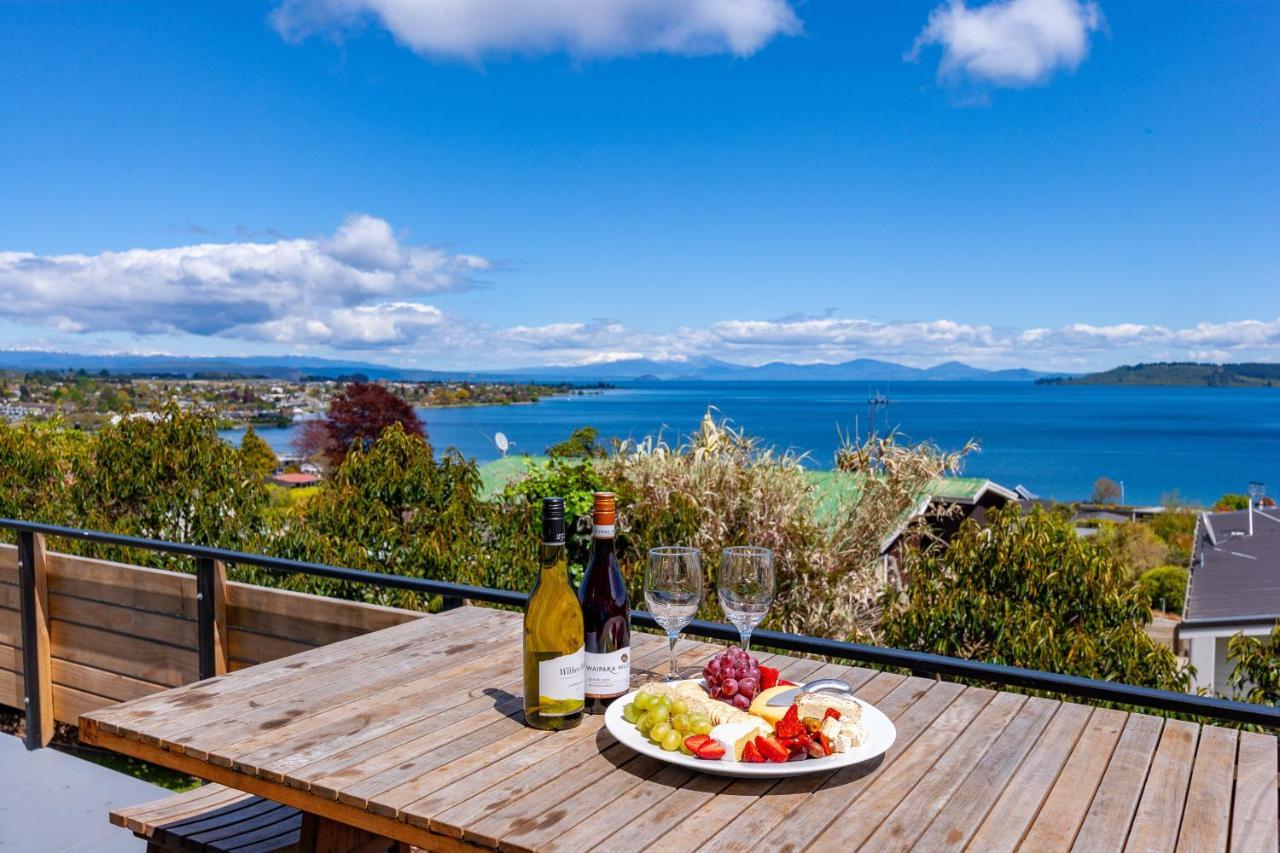 Lakeview Lookout Lago Lago Taupo Esterno foto